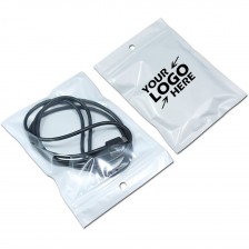 Front Clear Self Seal Zipper Lock Packaging Bag